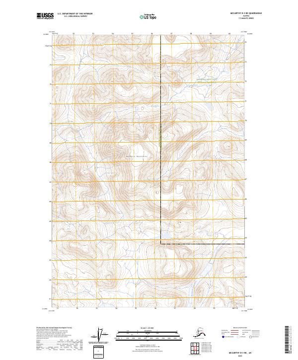 McCarthy D-3 NE 2023 topographic map thumbnail