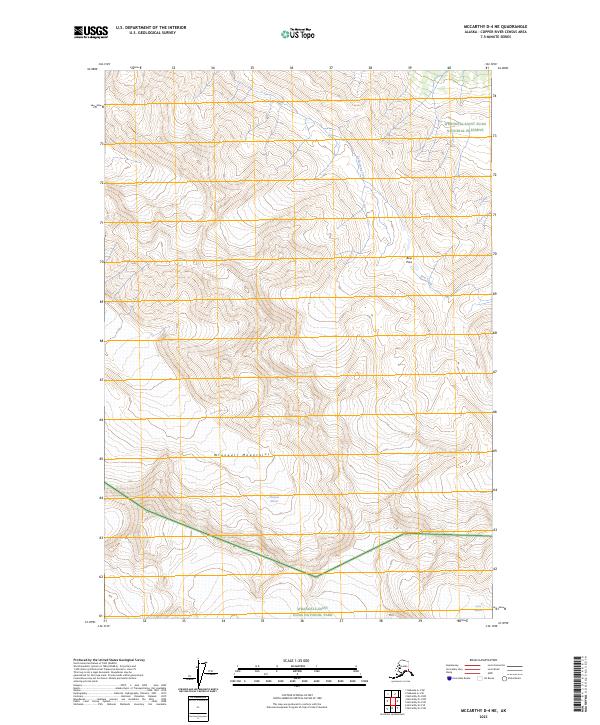 McCarthy D-4 NE 2023 topographic map thumbnail