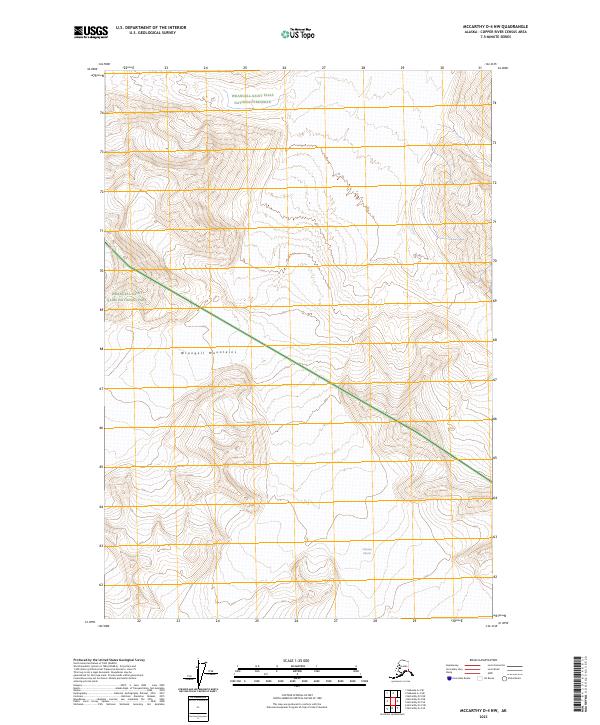 McCarthy D-4 NW 2023 topographic map thumbnail