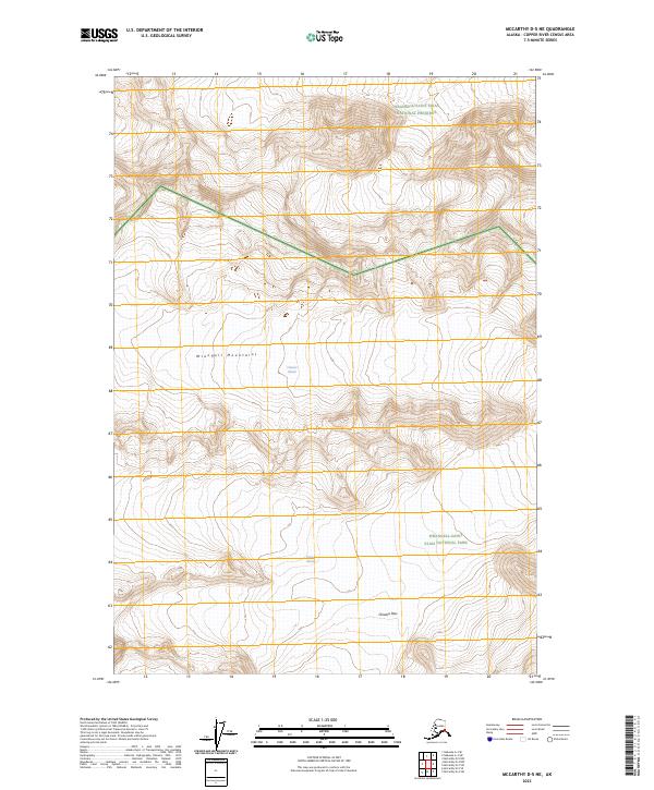 McCarthy D-5 NE 2023 topographic map thumbnail