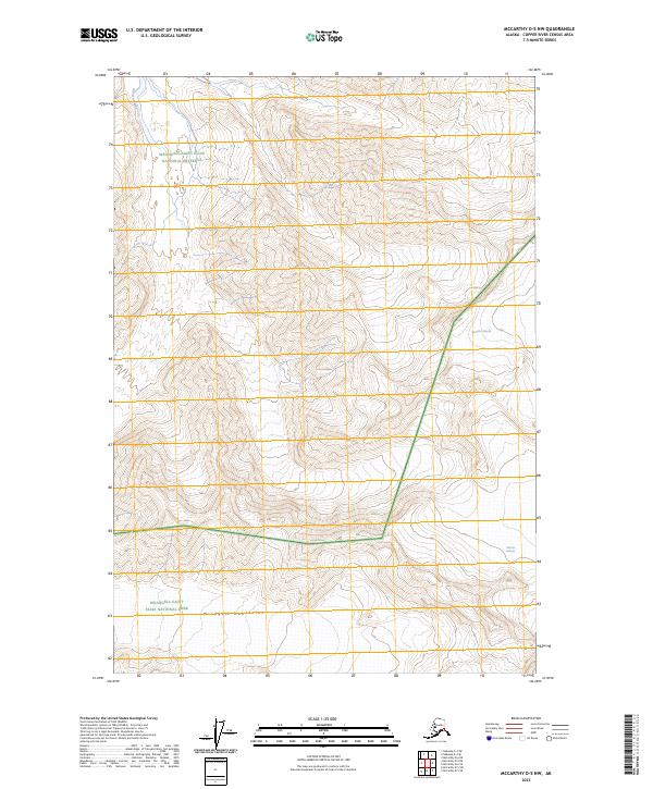 McCarthy D-5 NW 2023 topographic map thumbnail