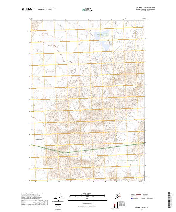McCarthy D-6 NE 2023 topographic map thumbnail