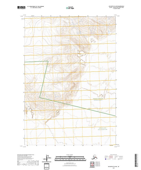 McCarthy D-6 NW 2023 topographic map thumbnail