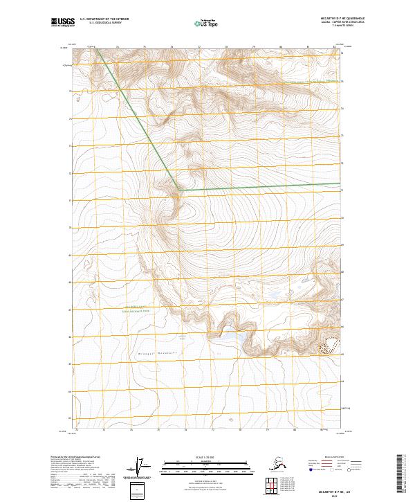 McCarthy D-7 NE 2023 topographic map thumbnail