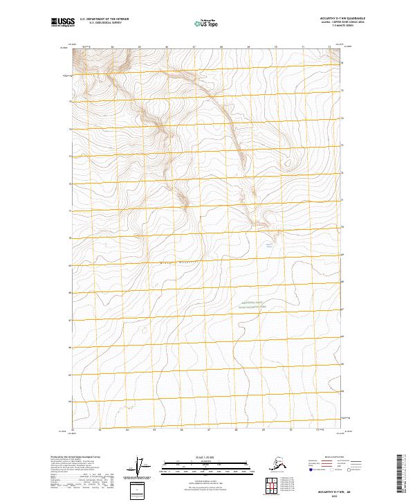 McCarthy D-7 NW 2023 topographic map thumbnail