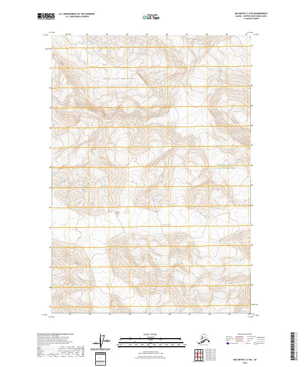 McCarthy C-2 SW 2023 topographic map thumbnail