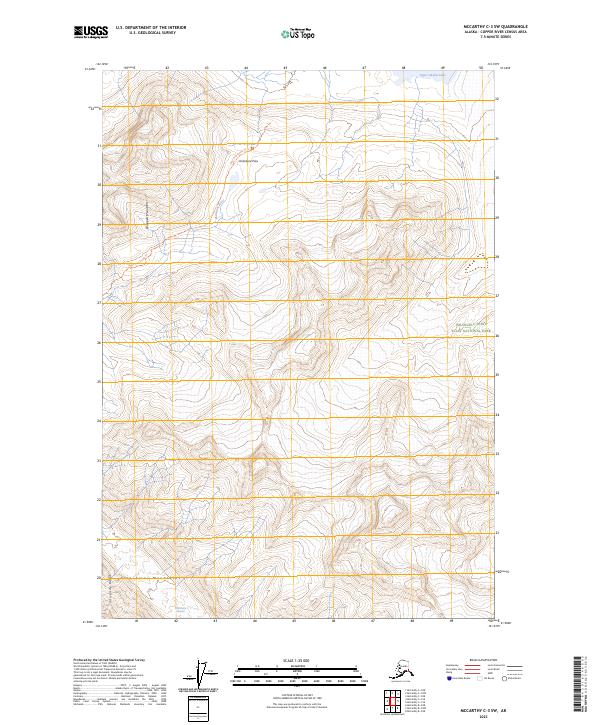 McCarthy C-3 SW 2023 topographic map thumbnail