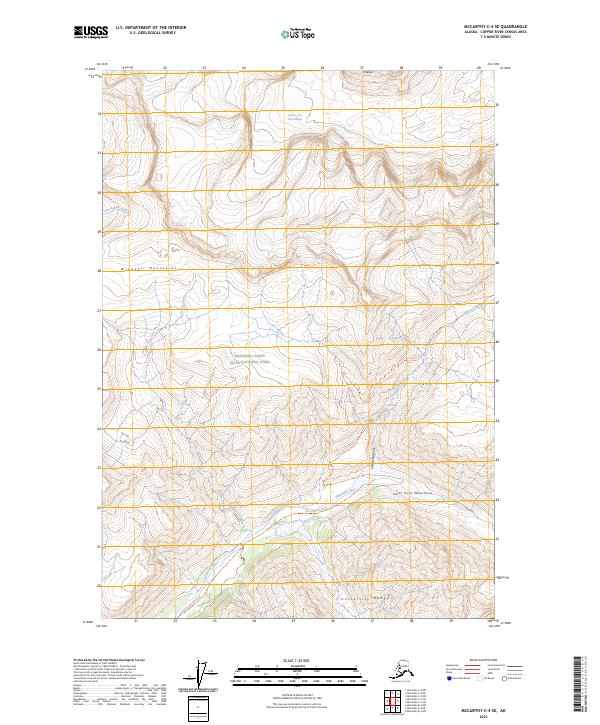 McCarthy C-4 SE 2023 topographic map thumbnail