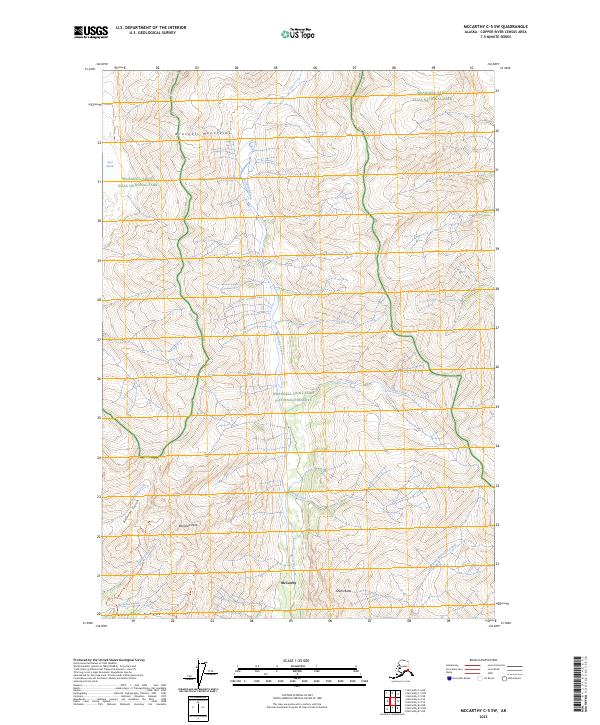 McCarthy C-5 SW 2023 topographic map thumbnail