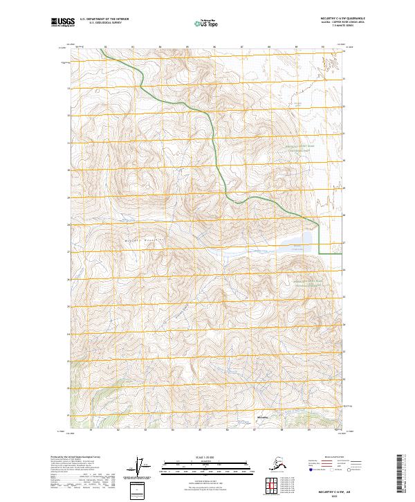 McCarthy C-6 SW topographic map thumbnail