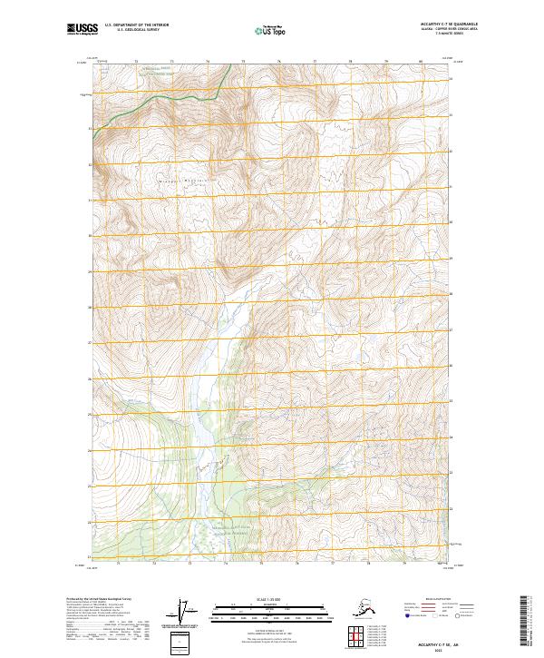 McCarthy C-7 SE 2023 topographic map thumbnail