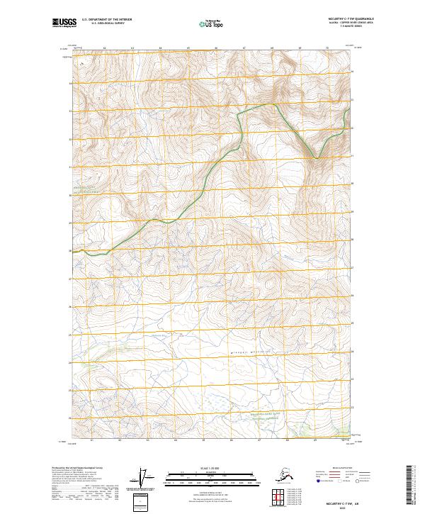 McCarthy C-7 SW 2023 topographic map thumbnail