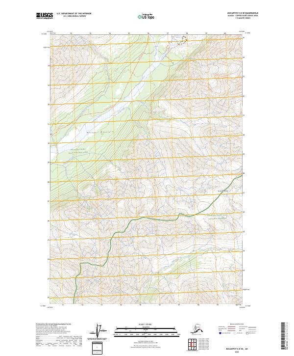 McCarthy C-8 SE 2023 topographic map thumbnail