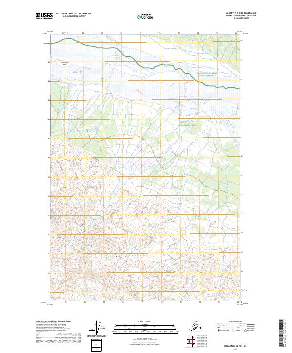 McCarthy C-2 NE 2023 topographic map thumbnail
