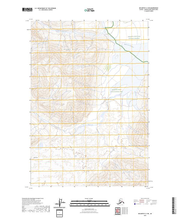 McCarthy C-3 NE 2023 topographic map thumbnail