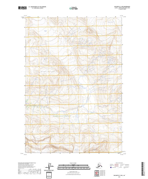 McCarthy C-4 NE 2023 topographic map thumbnail