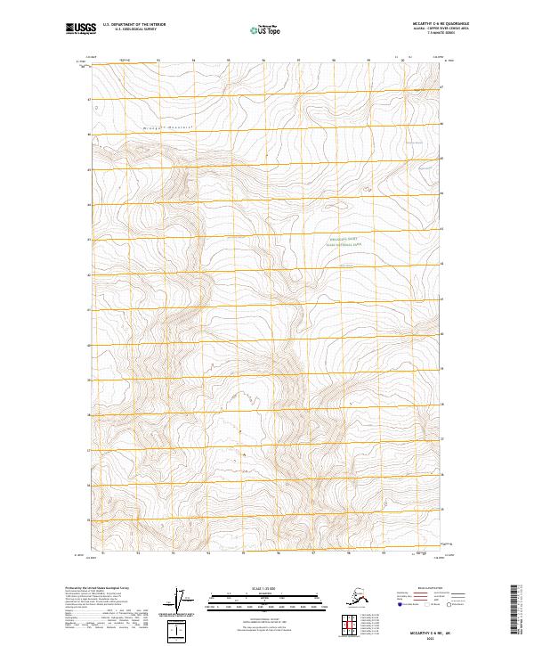 McCarthy C-6 NE 2023 topographic map thumbnail