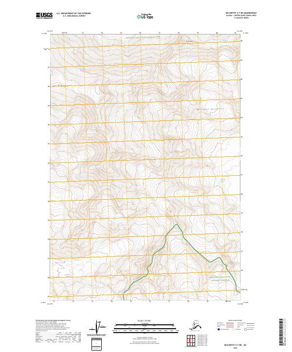 McCarthy C-7 NE 2023 topographic map thumbnail