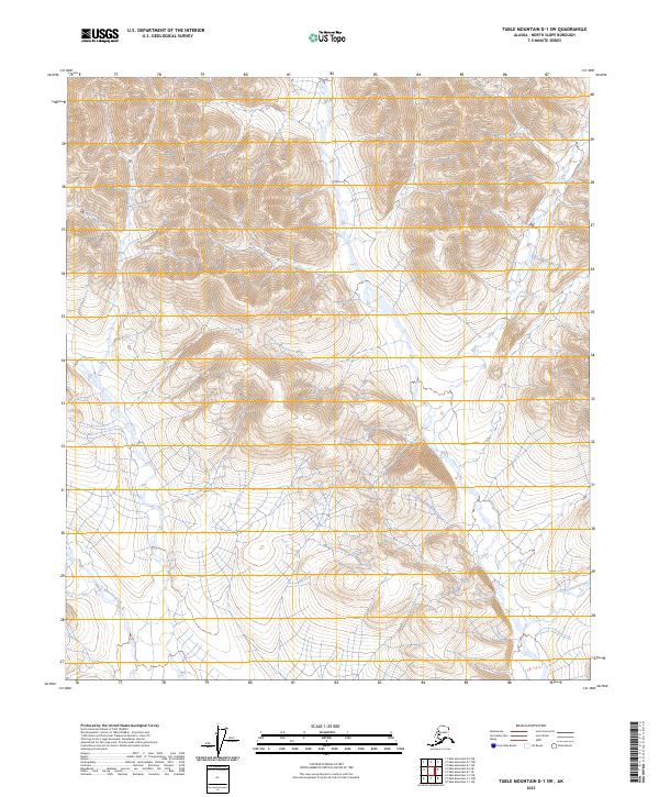 Table Mountain D-1 SW topographic map thumbnail