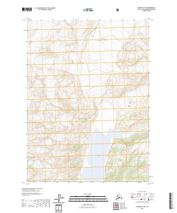 Seward A-5 SW 2023 topographic map thumbnail