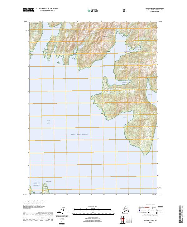 Seward A-3 NE topographic map thumbnail