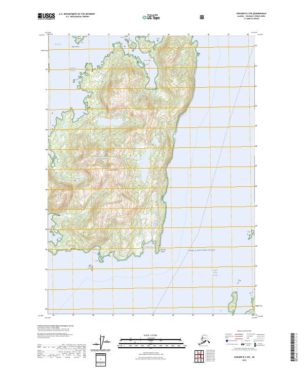 Seward B-3 SW 2023 topographic map thumbnail