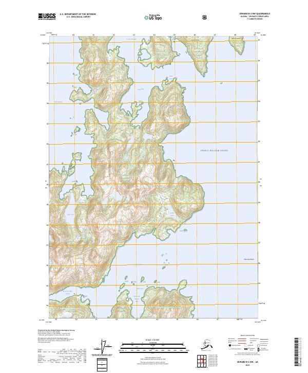 Seward B-2 NW 2023 topographic map thumbnail