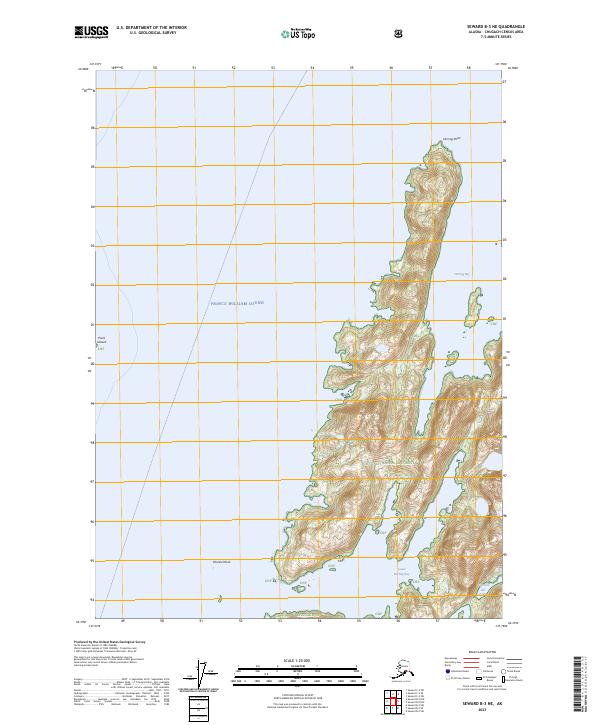 Seward B-3 NE topographic map thumbnail