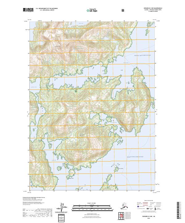 Seward B-3 NW 2023 topographic map thumbnail