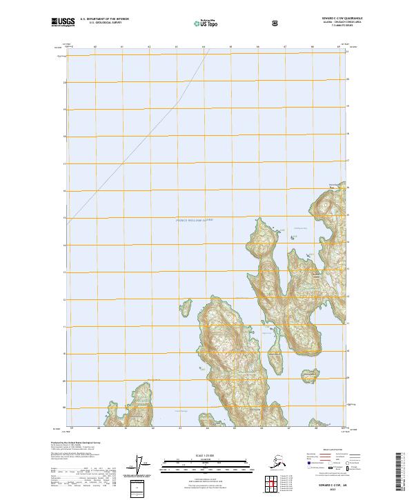 Seward C-2 SW topographic map thumbnail