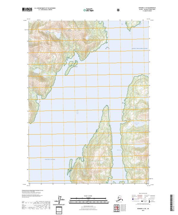 Seward C-4 SE topographic map thumbnail