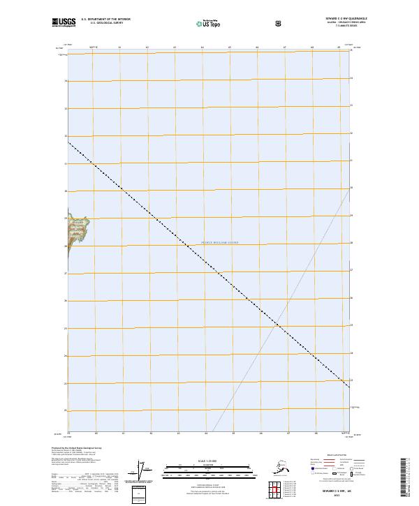 Seward C-2 NW topographic map thumbnail