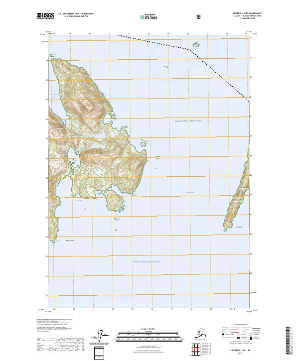 Seward C-3 NE topographic map thumbnail
