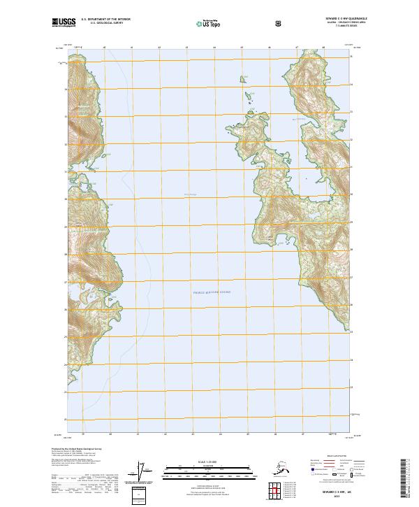 Seward C-3 NW topographic map thumbnail