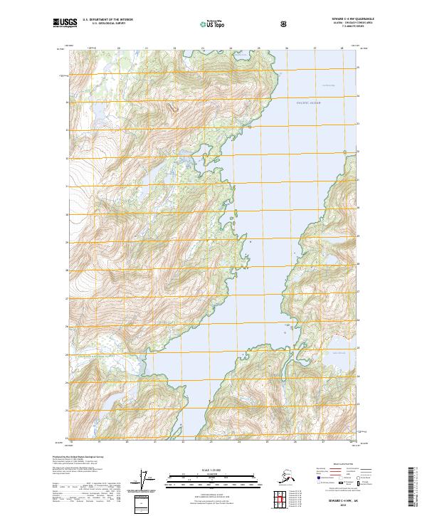 Seward C-4 NW topographic map thumbnail