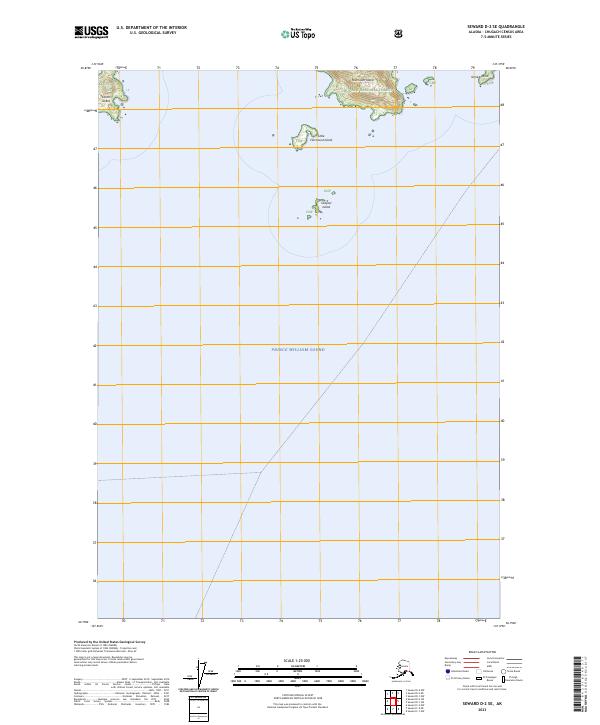 Seward D-2 SE 2023 topographic map thumbnail