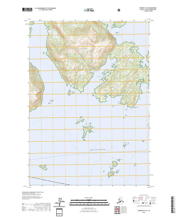 Seward D-3 SE 2023 topographic map thumbnail