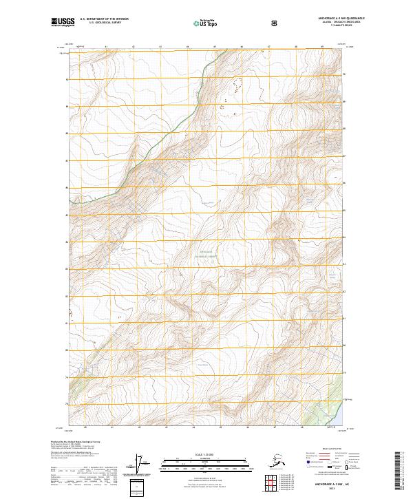 Anchorage A-3 NW topographic map thumbnail