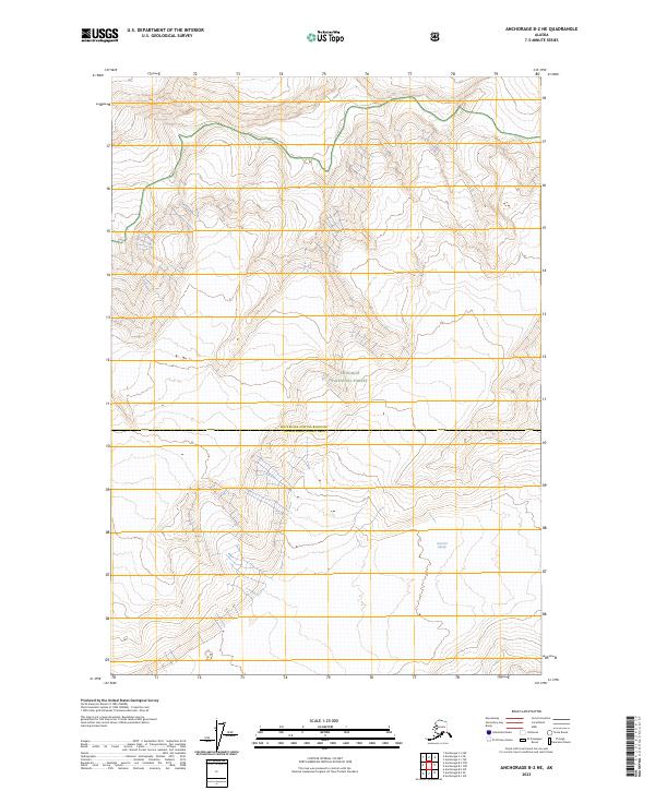 Anchorage B-2 NE topographic map thumbnail