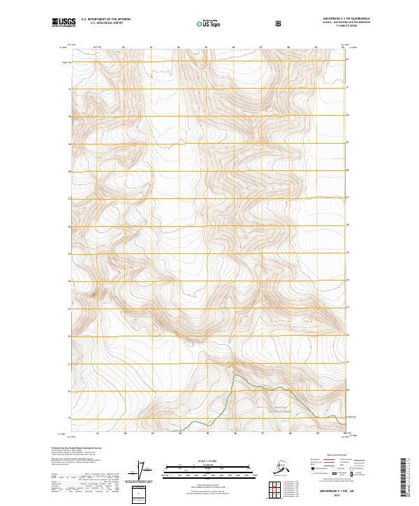 Anchorage C-1 SW topographic map thumbnail
