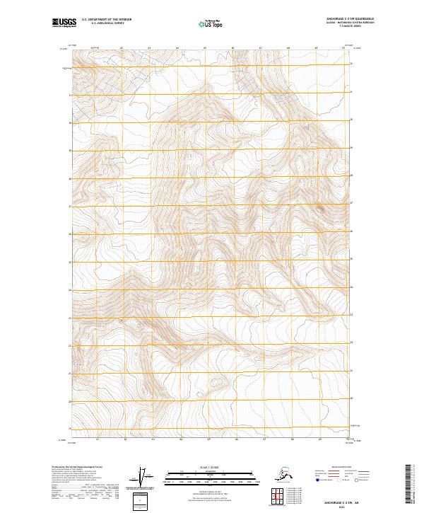 Anchorage C-2 SW topographic map thumbnail