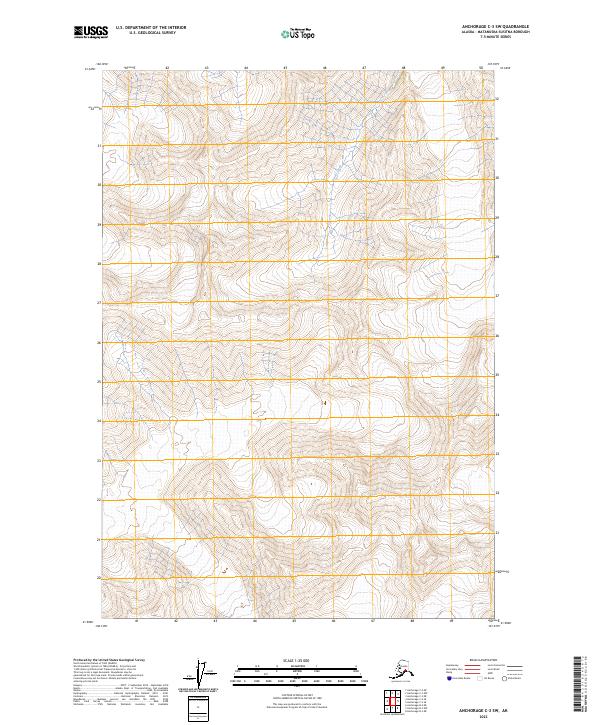 Anchorage C-3 SW topographic map thumbnail