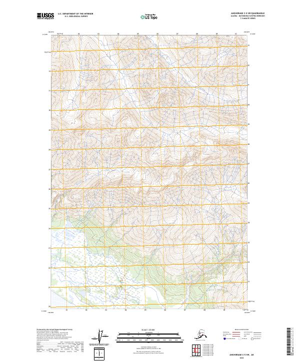 Anchorage C-5 SW topographic map thumbnail