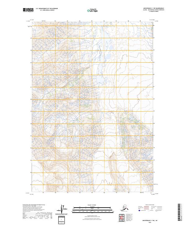 Anchorage C-1 NE topographic map thumbnail