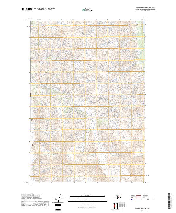 Anchorage C-2 NE topographic map thumbnail
