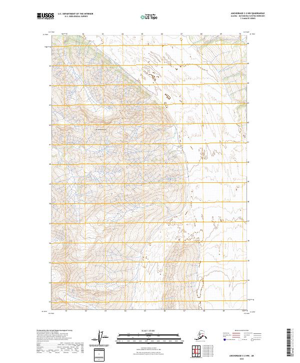 Anchorage C-2 NW topographic map thumbnail