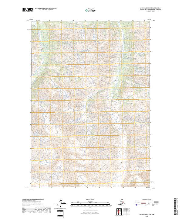 Anchorage C-3 NE topographic map thumbnail