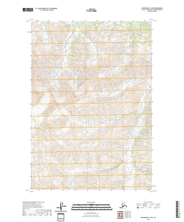 Anchorage C-3 NW topographic map thumbnail
