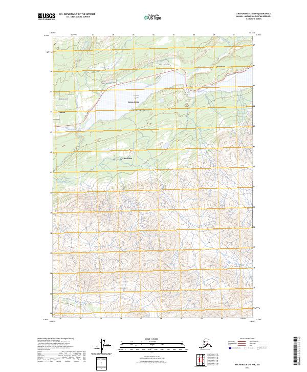 Anchorage C-5 NW topographic map thumbnail