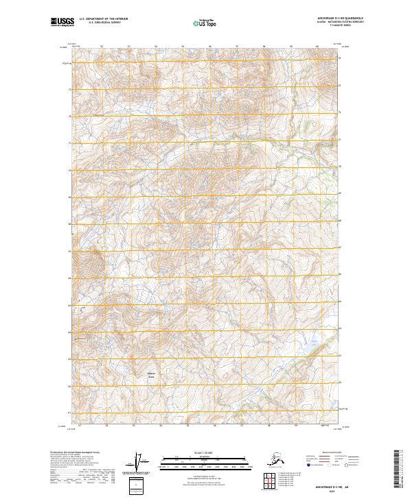 Anchorage D-3 NE topographic map thumbnail